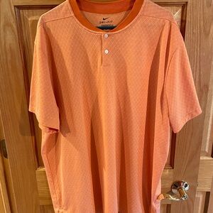 Nike Orange Dri-FIT Men's Polo Shirt